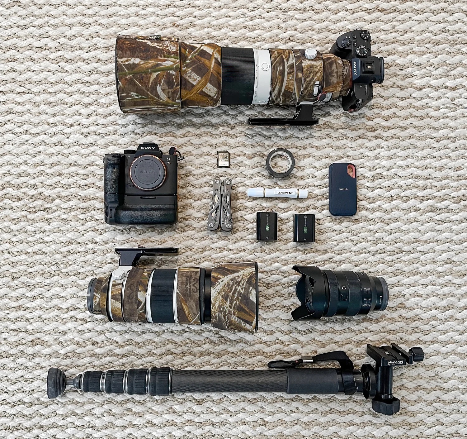 Gear flatlay